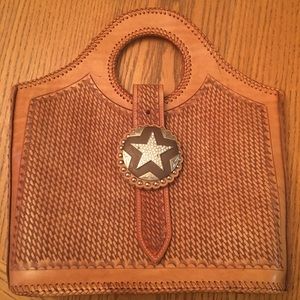Custom Hand Tooled Leather Western Purse